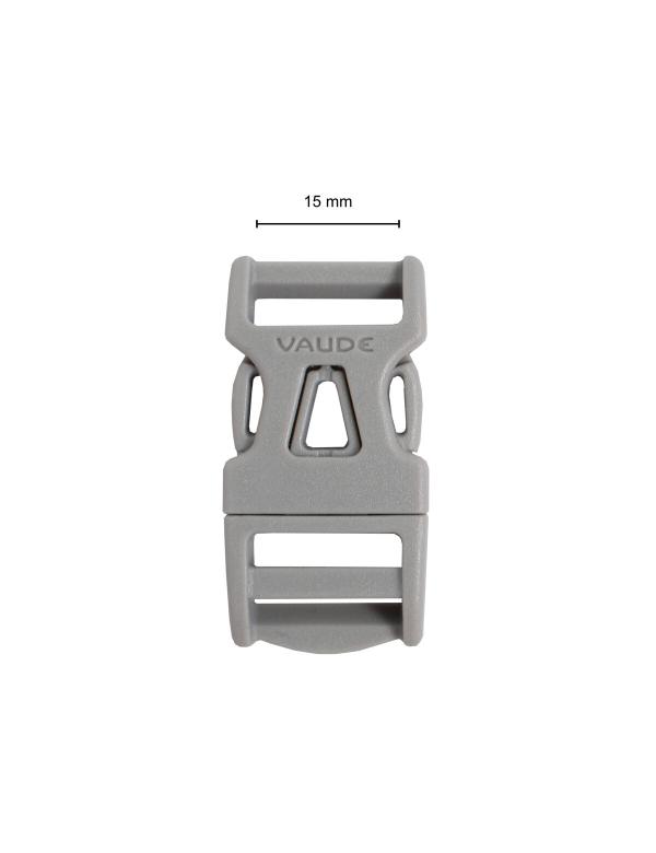 VAUDE Steckschnalle 15 mm Single Adjust pebbles 