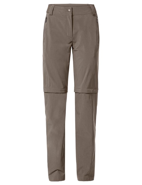 VAUDE Women's Farley Stretch ZO T-Zip Pants II coconut Gr&ouml;&szlig; 46-Short