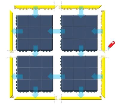 LISTA Bodenmatte / Arbeitsplatzmatte 19 mm ergonomisch Produktbild 1