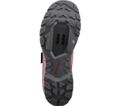 SHIMANO SHIMANO Fahrradschuhe EX500W Damen Touring SPD Gr&ouml;&szlig;e 41 Damenleisten Rot Produktbild 2