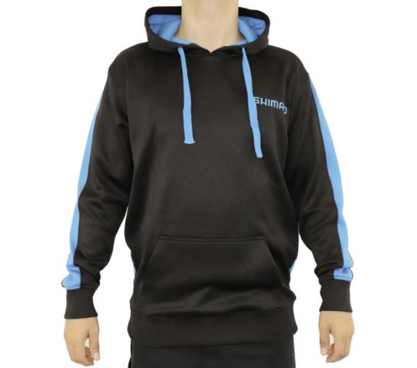 SHIMANO SHIMANO WORKSHOP HOODIE BLACK, S 50% PES/50% COTTON