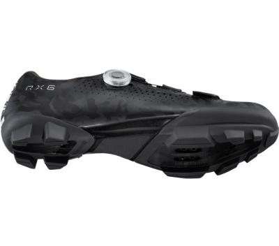 SHIMANO SHIMANO Fahrradschuhe RX600 Herren/Damen Gravel SPD Gr&ouml;&szlig;e 43 Schwarz Produktbild 3