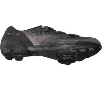 SHIMANO SHIMANO Fahrradschuhe RX801 Herren/Damen Gravel SPD Gr&ouml;&szlig;e 46 Schwarz Produktbild 3