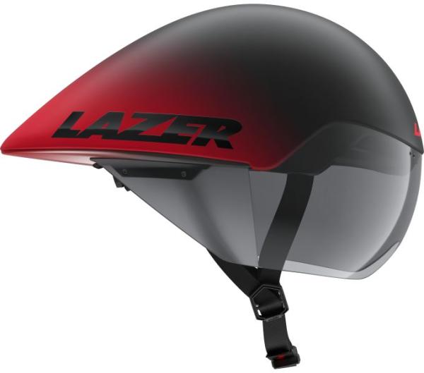 LAZER LAZER Helm Volante KinetiCore Triathlon/Zeitfahren Matte Black Red (S) 52-56 cm