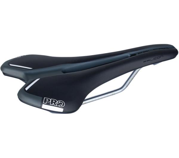 PRO Fahrradsattel Falcon Sport 142 mm Schwarz CrMo Gestell