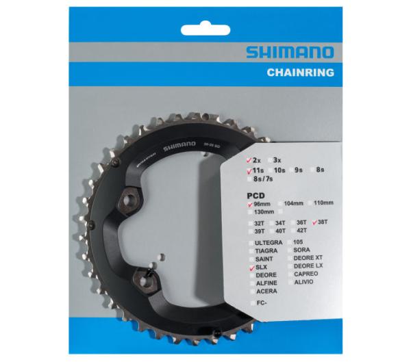 SHIMANO Kettenblatt SLX FC-M7000-11 38 Z&auml;hne