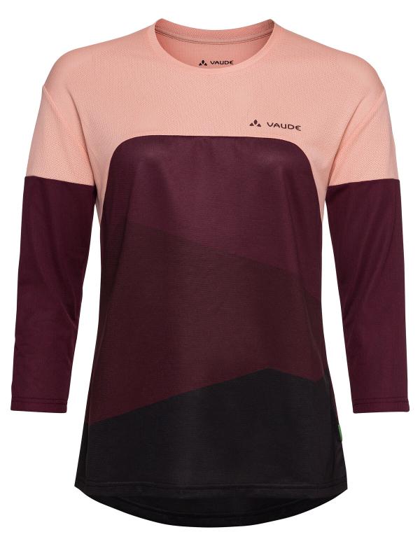 VAUDE Women's Moab LS T-Shirt V soft rose Gr&ouml;&szlig; 36