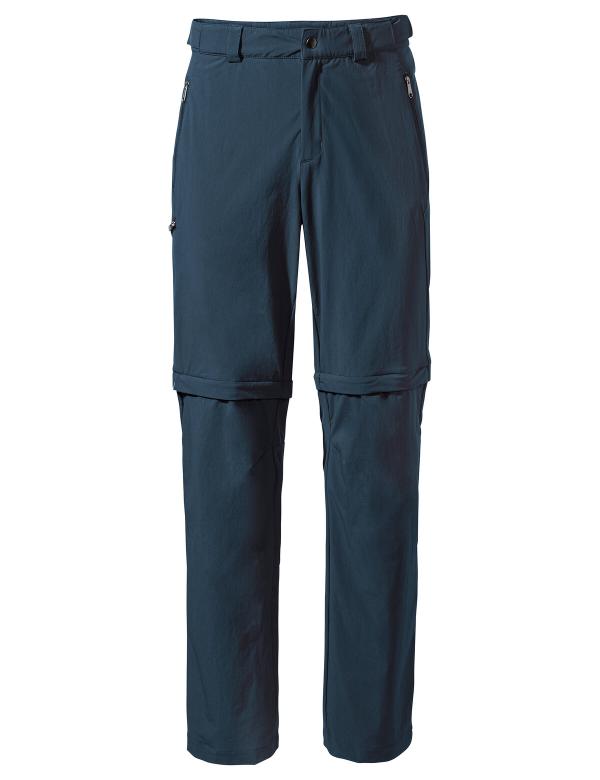 VAUDE Men's Farley Stretch T-Zip Pants III dark sea Gr&ouml;&szlig; 54-Short