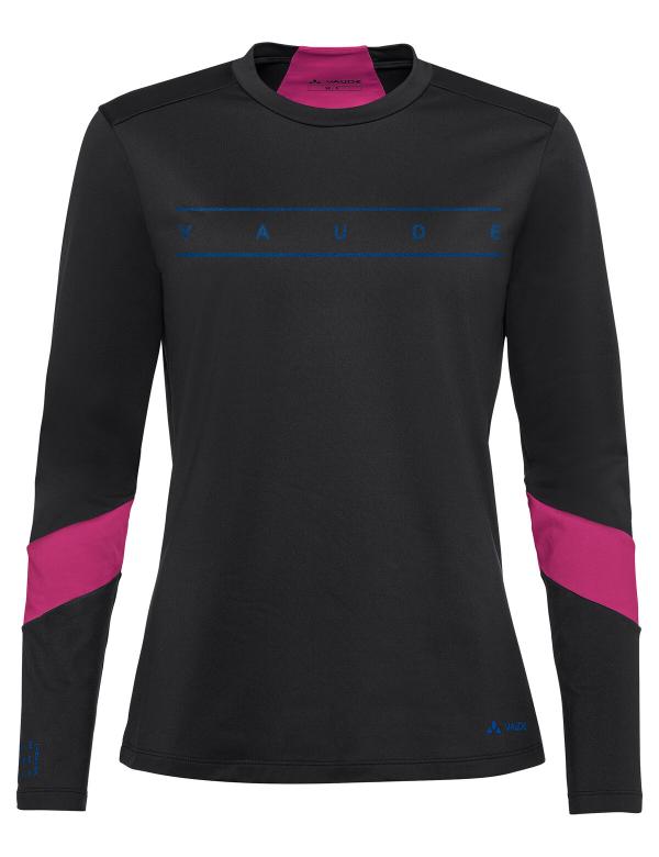 VAUDE Women's Qimsa LS Logo Shirt black Gr&ouml;&szlig; 36