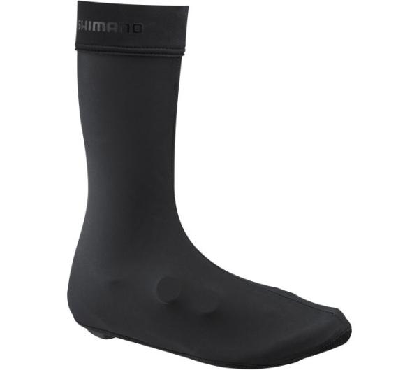 SHIMANO DUAL RAIN SHOE COVER BLACK (L (SHOE SIZE 42-43))