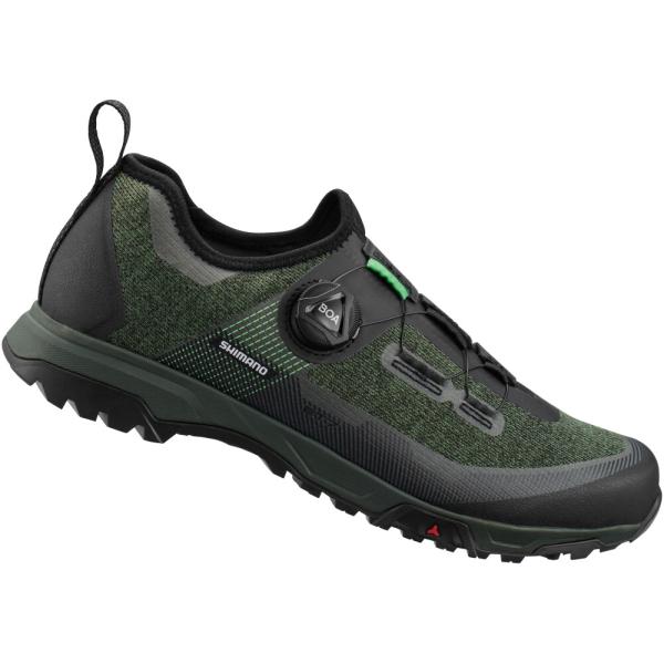SHIMANO SHIMANO Fahrradschuhe ET701 Herren/Damen MTB FLATPEDAL Gr&ouml;&szlig;e 42 Gr&uuml;n