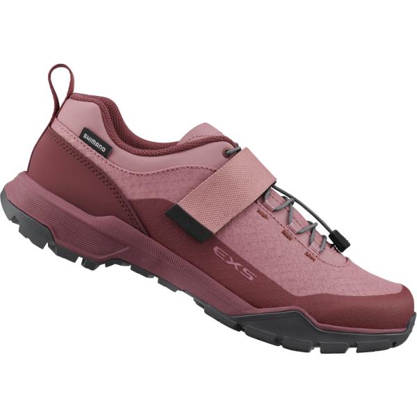 SHIMANO SHIMANO Fahrradschuhe EX500W Damen Touring SPD Gr&ouml;&szlig;e 37 Damenleisten Rot