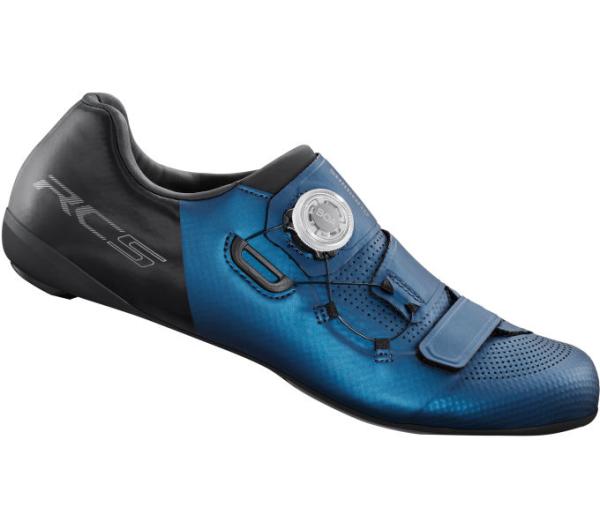 SHIMANO SHIMANO Fahrradschuhe RC502 Damen/Herren Road SPD-SL Gr&ouml;&szlig;e 42 breit Blau