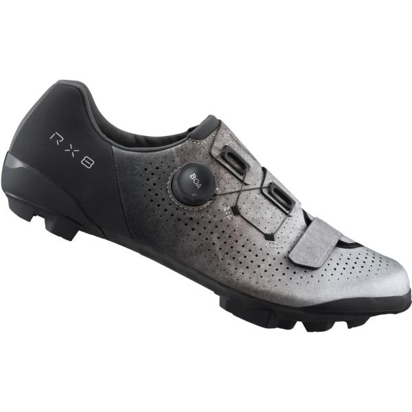 SHIMANO SHIMANO Fahrradschuhe RX801 Herren/Damen Gravel SPD Gr&ouml;&szlig;e 40 Silber