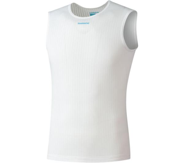 SHIMANO VERTEX MESH Sleeveless Base Layer WHITE L