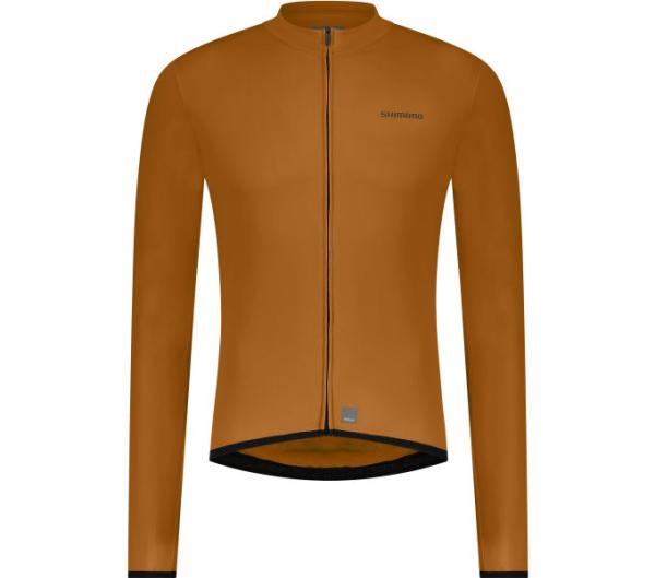 SHIMANO VERTEX Thermal Long Sleeve Jersey Bronze M