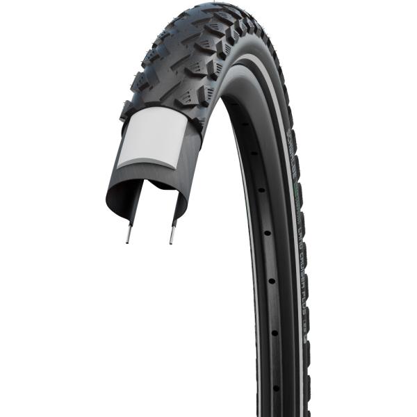 Schwalbe DRAHTREIFEN LAND CRUISER PLUS ActGreen Compound PunctureGuard 47-559 Schwarz/Ref