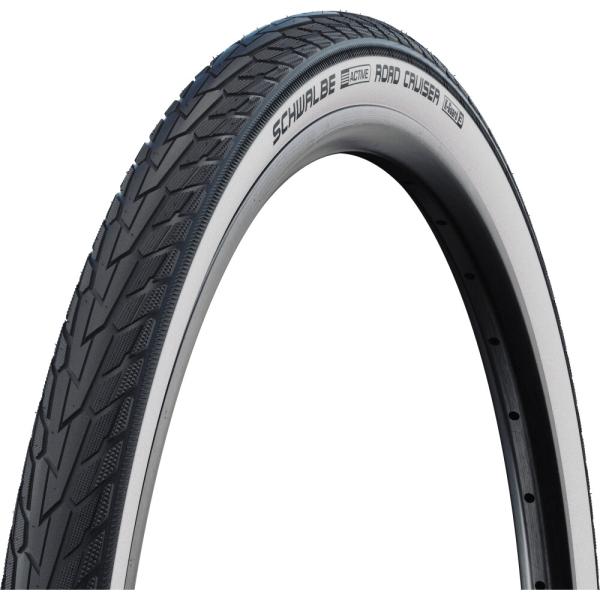 Schwalbe DRAHTREIFEN ROAD CRUISER ActGreen Compound K-Guard 37-622 Schwarz/Wei&szlig;wand