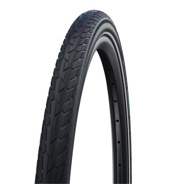Schwalbe DRAHTREIFEN ROAD CRUISER ActGreen Compound K-Guard 47-559 Schwarz/Reflex