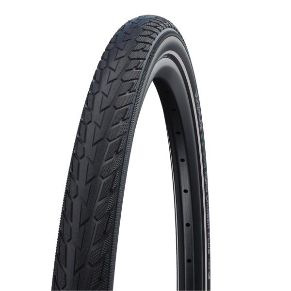 Schwalbe DRAHTREIFEN ROAD CRUISER PLUS ActGreen Compound PunctureGuard 42-622 Schwarz/Ref